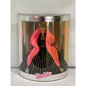 Happy Holidays Barbie Special Edition Vintage 1998 New in Box - Rare Misprint!!
